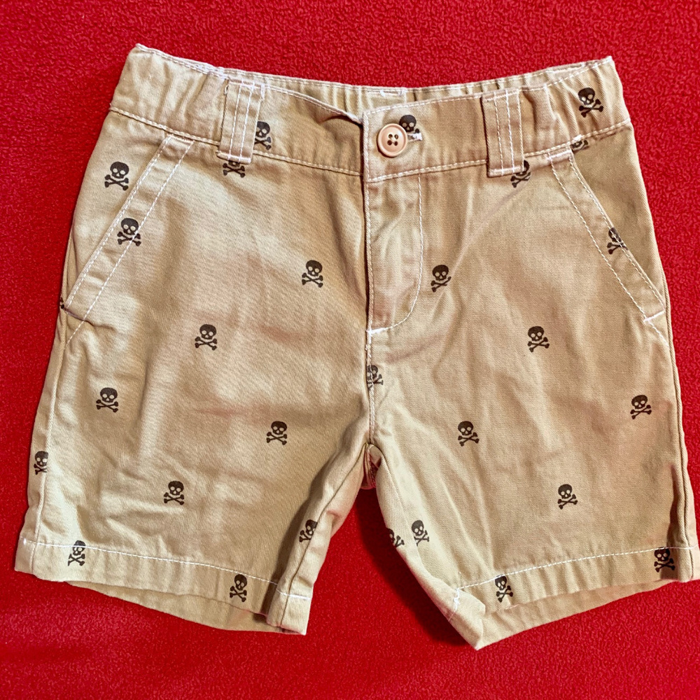 Gymboree flat front shorts for pirates!